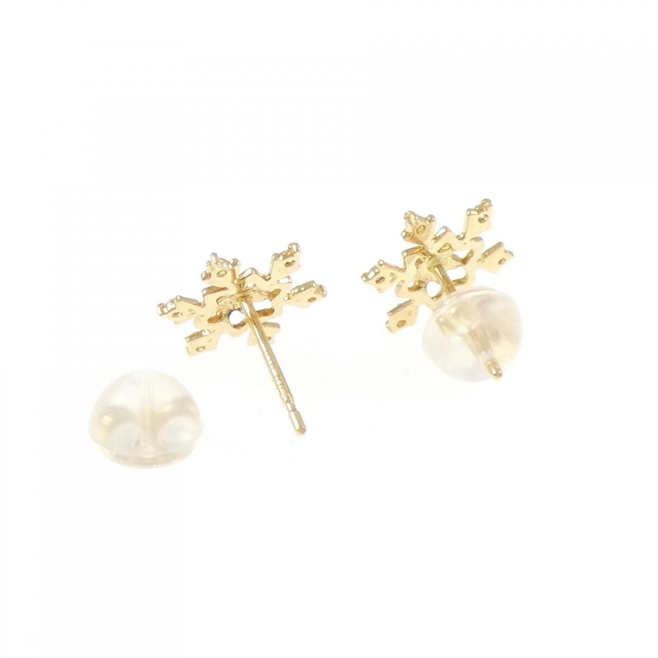 K18YG ダイヤモンド ピアス 0.06CT