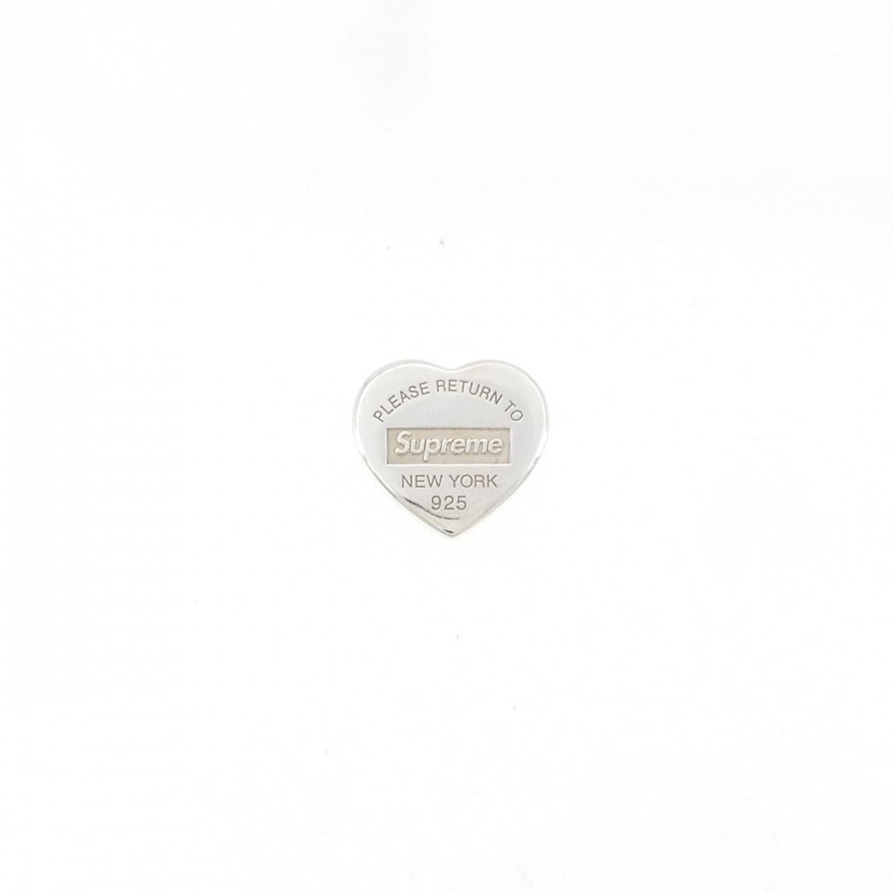 TIFFANY heart tag earring (single ear)