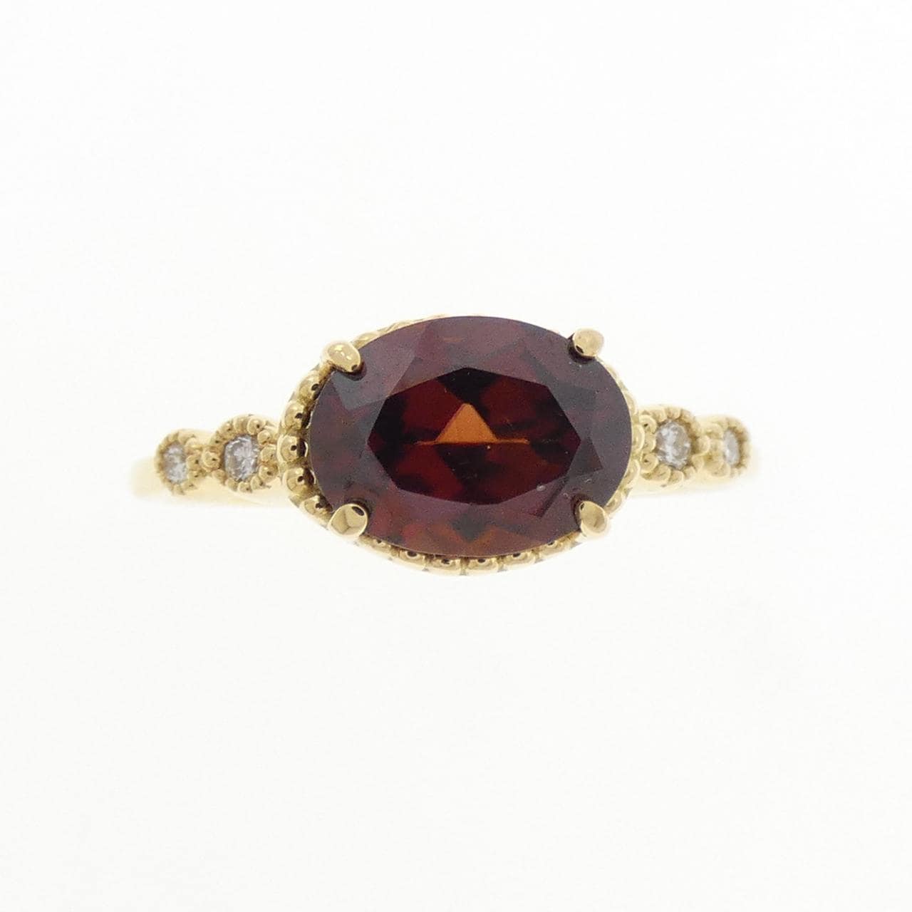 K18YG ジルコン リング 2.15CT