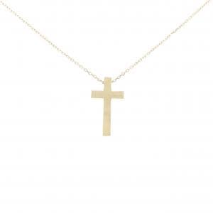 K18YG クロス ネックレス