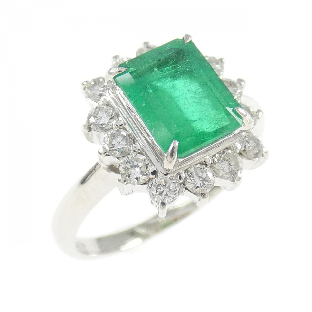 PT900 エメラルド リング 1.37CT