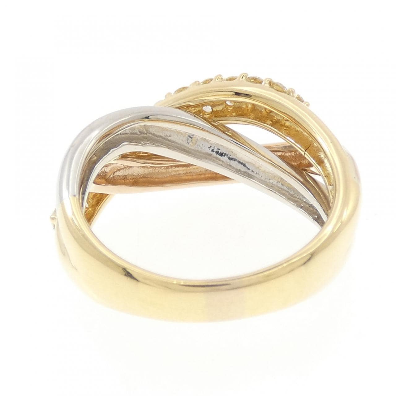 K18YG/K18PG/PT950 ダイヤモンド リング 0.60CT