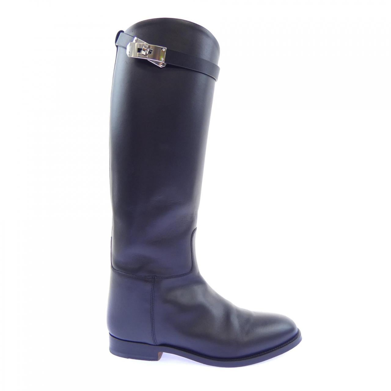 エルメス HERMES ジャンピング JUMPING ケリーバックル 042138Z ロングブーツ