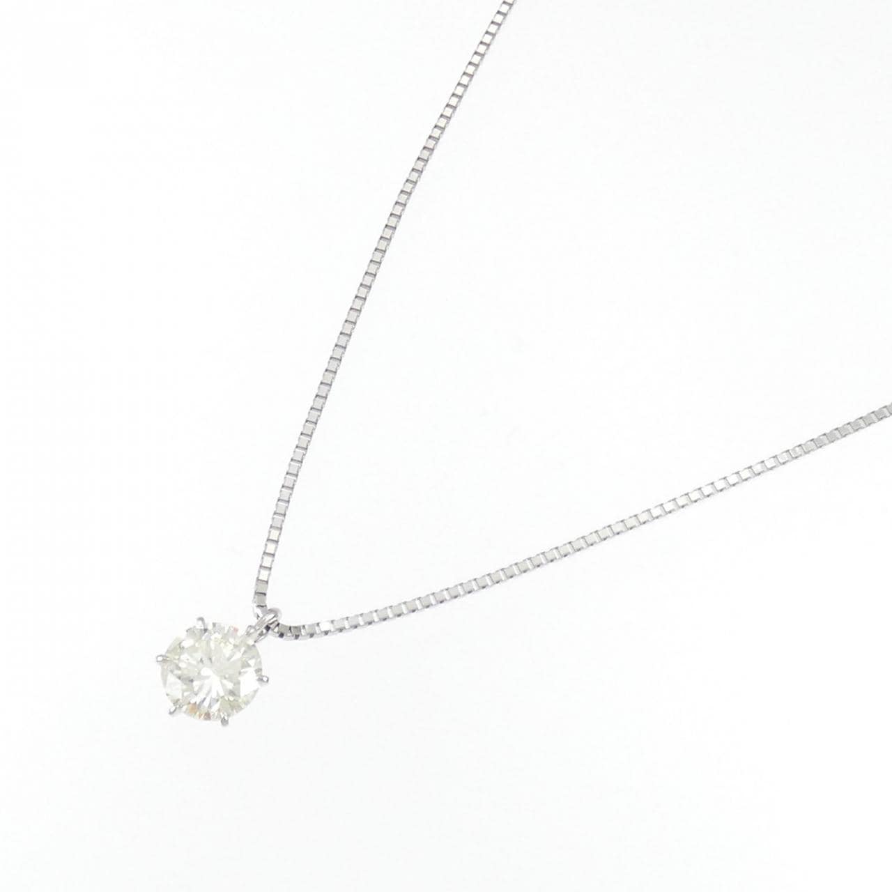 PT Solitaire Diamond Necklace 0.712CT