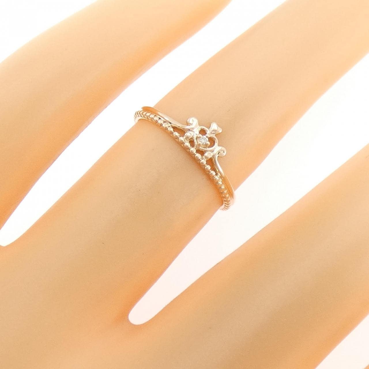 K10PG ティアラ ダイヤモンド リング