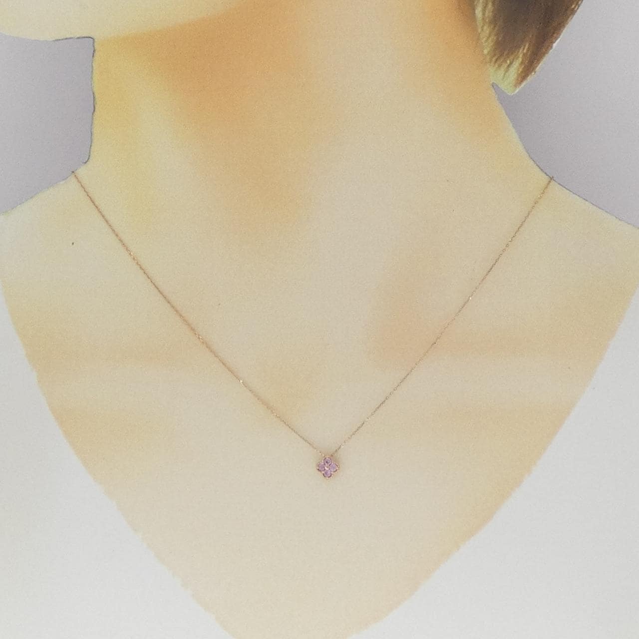 K10PG サファイヤ ネックレス