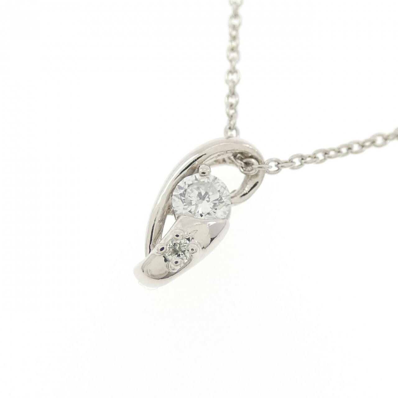 PT ダイヤモンド ネックレス 0.11CT