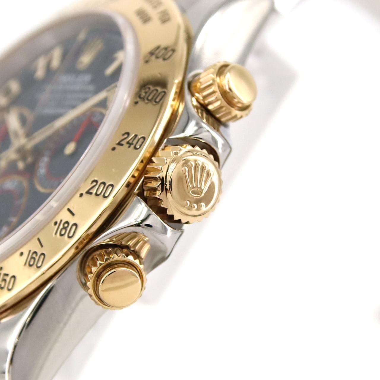 ROLEX Daytona 116523。不銹鋼和黃金自動上弦F 系列