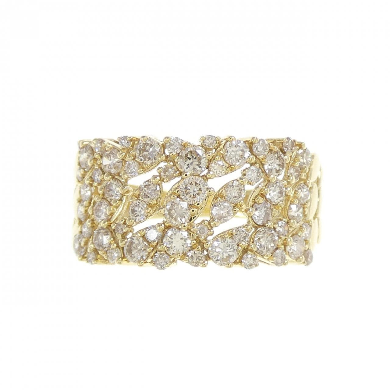 K18YG ダイヤモンド リング 1.00CT