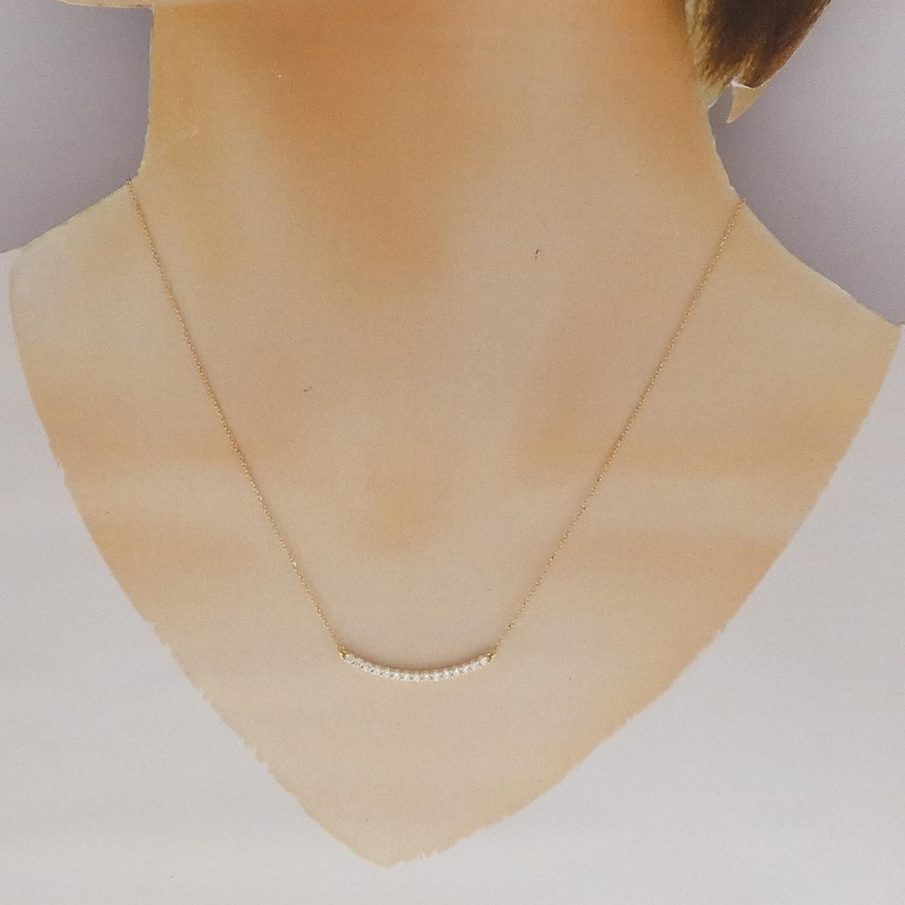 【新品】K18YG ダイヤモンド ネックレス 0.301CT