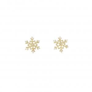 K18YG ダイヤモンド ピアス 0.06CT