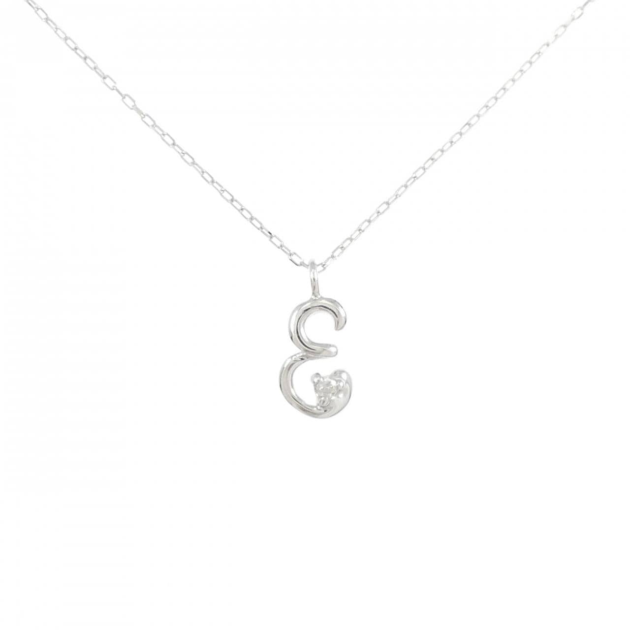 K10WG ダイヤモンド ネックレス 0.01CT