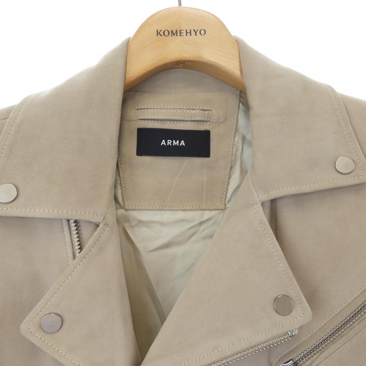 アルマ ARMA PEDRO レザーライダースジャケット