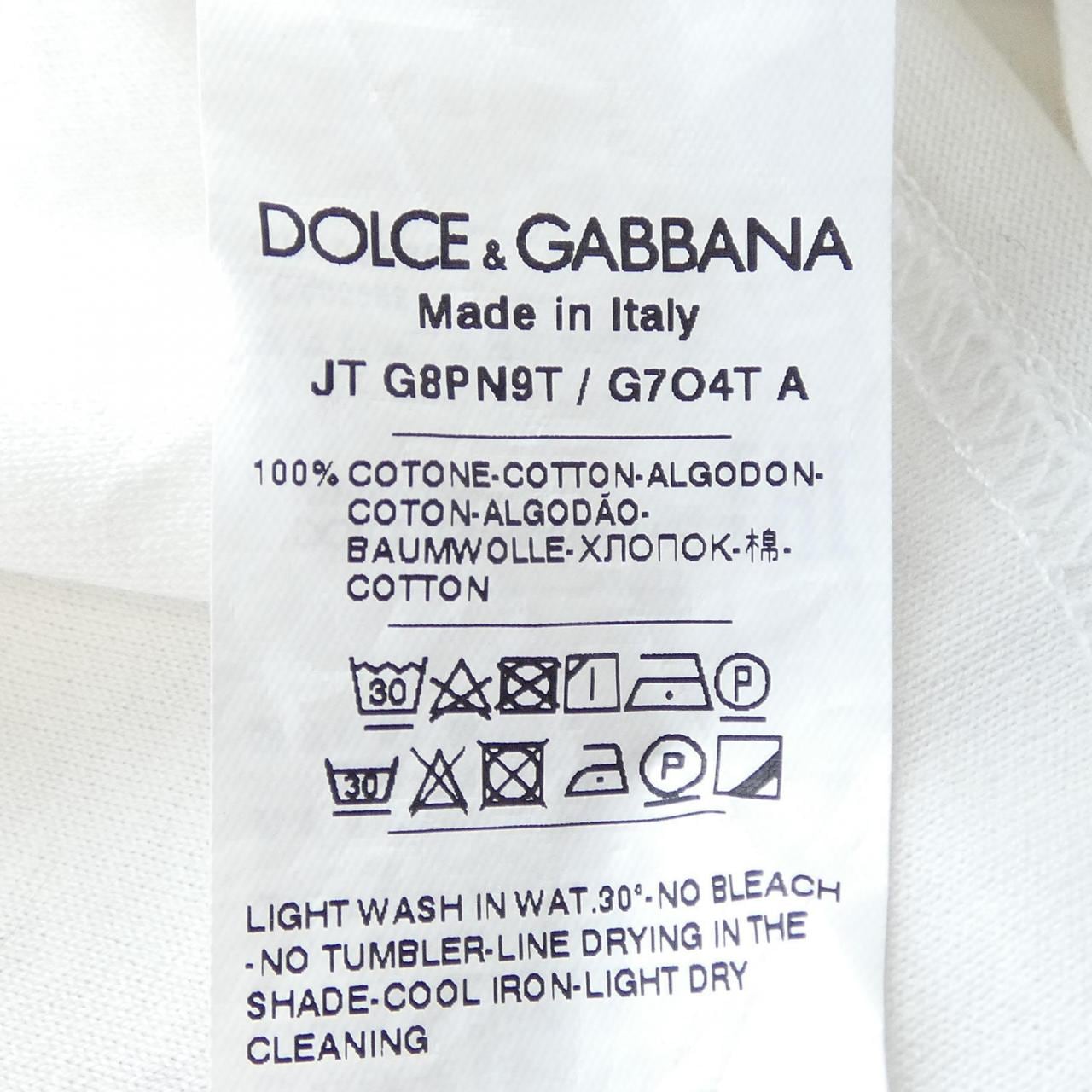 ドルチェアンドガッバーナ DOLCE&GABBANA G8PN9T Tシャツ
