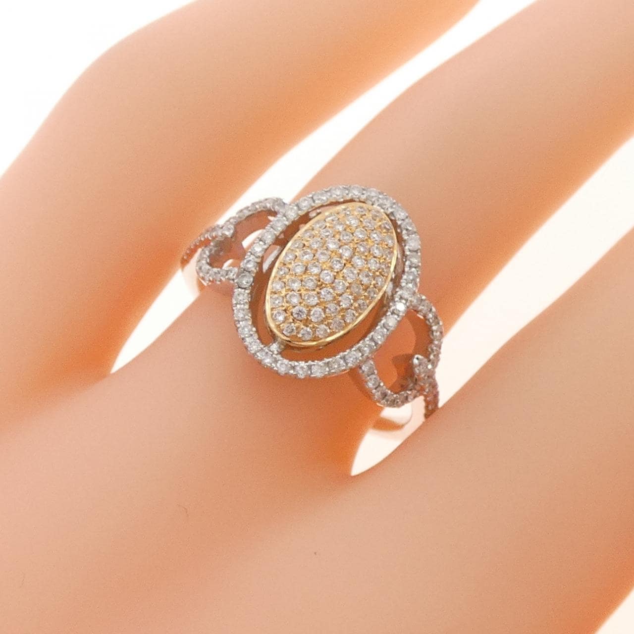 K18WG/K18PG ダイヤモンド リング 0.40CT