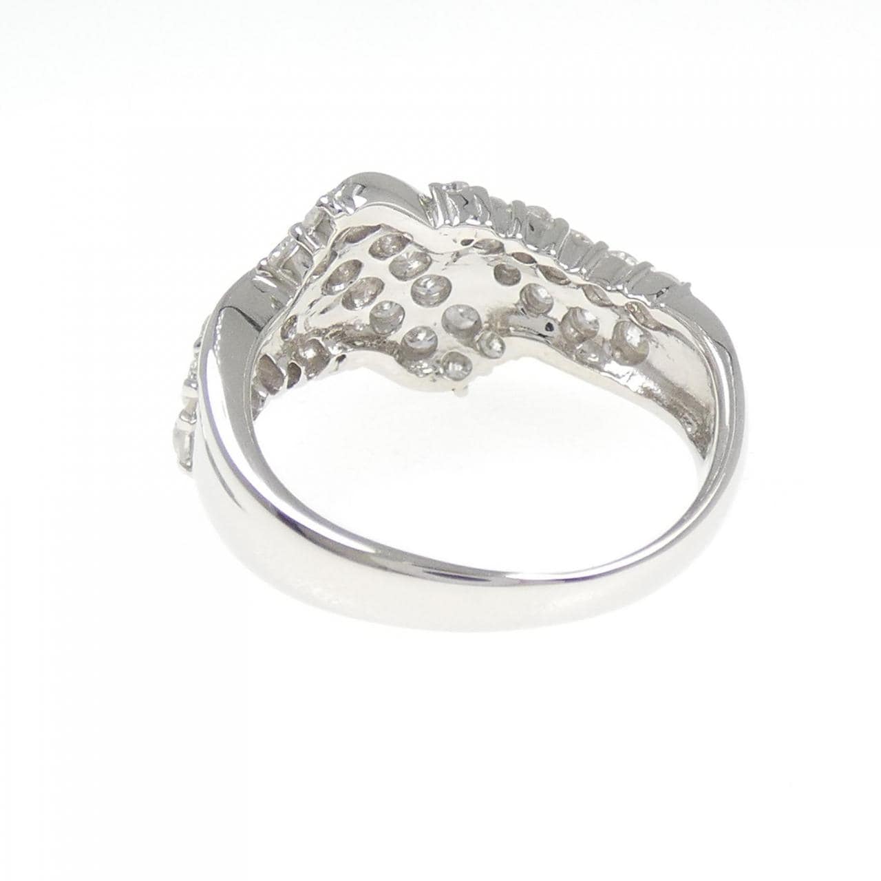 PT900 パヴェ ダイヤモンド リング 1.05CT