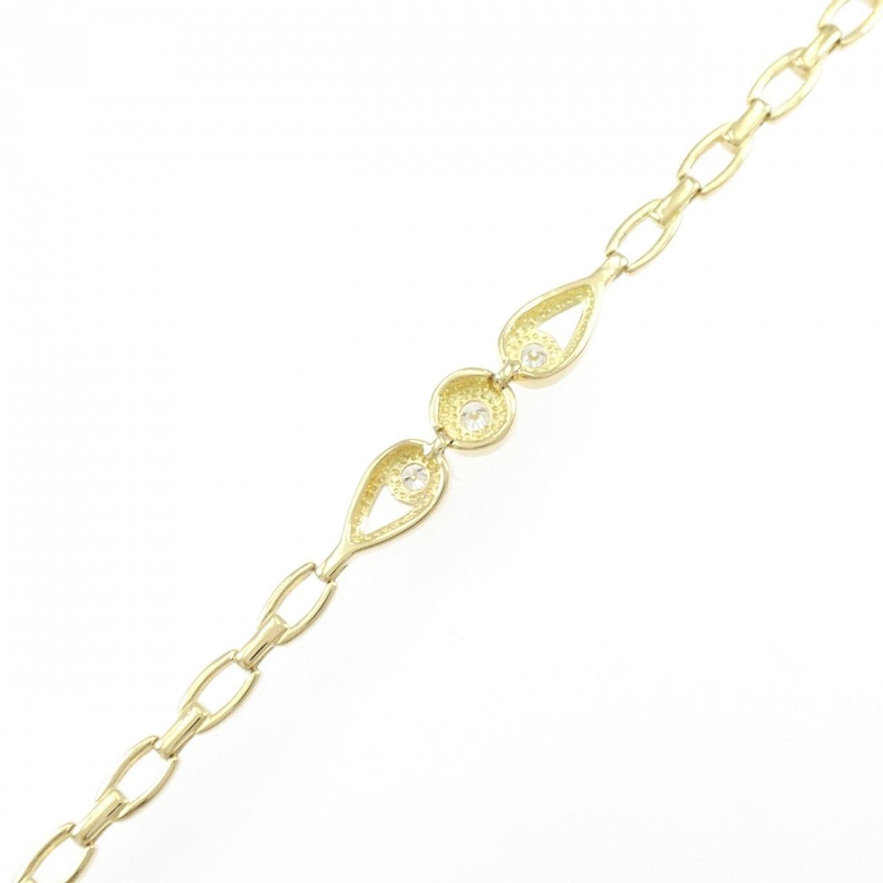 K18YG ダイヤモンド ブレスレット 0.20CT