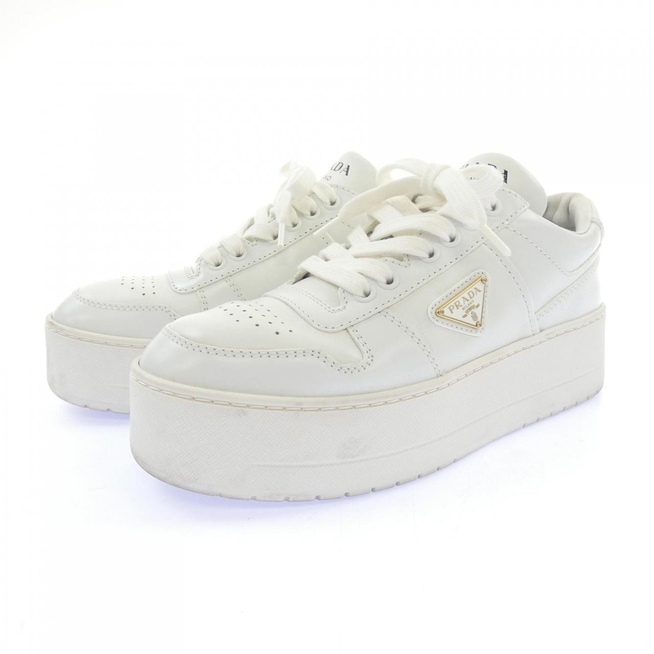 プラダ PRADA トライアングルロゴ ダウンタウン ボールド 1E792M スニーカー