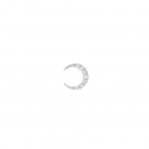 スタージュエリー ムーン ダイヤモンド ピアス 0.02CT 片耳