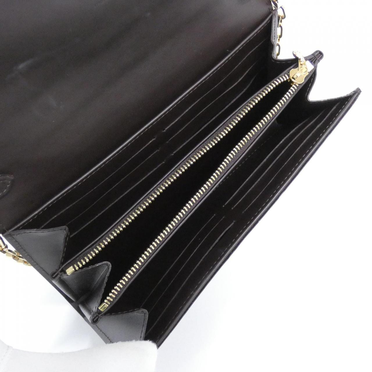 ルイヴィトン ヴェルニ ポルトフォイユ サラ チェーン M90088 チェーンウォレット