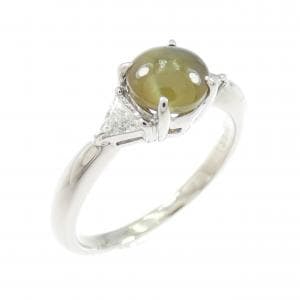 PT900 クリソベリルキャッツアイ リング 1.38CT