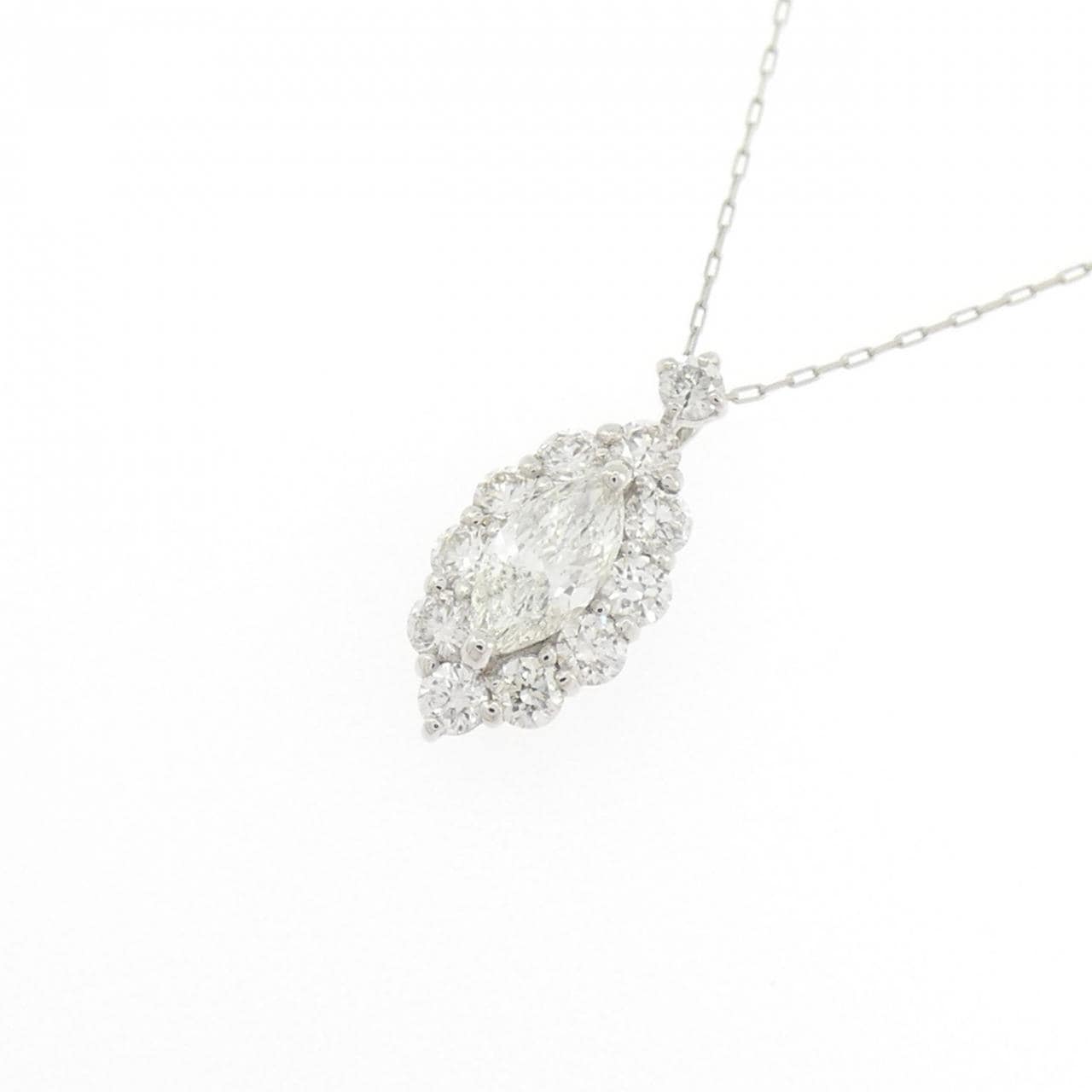 【新品】PT900/PT850 ダイヤモンド ネックレス 0.55CT