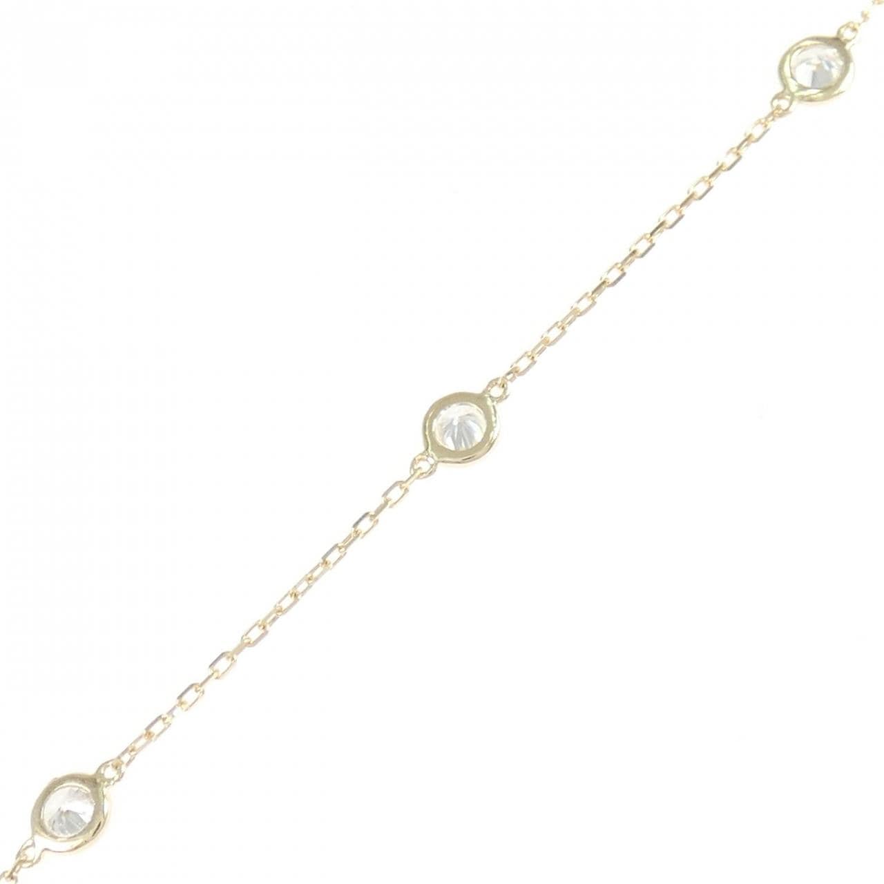【リメイク】K10YG ダイヤモンド ブレスレット 0.45CT