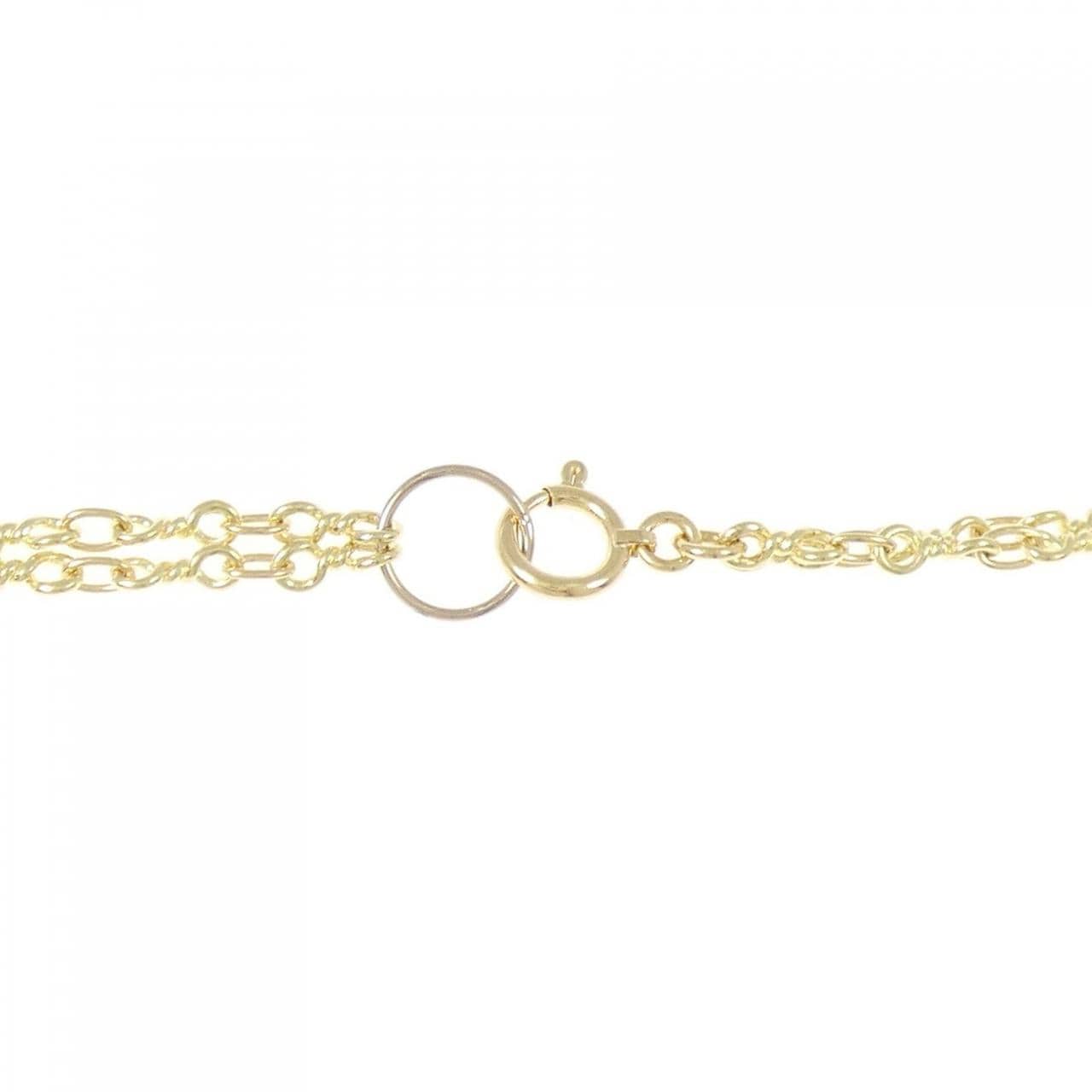 K18YG 白蝶パール ネックレス