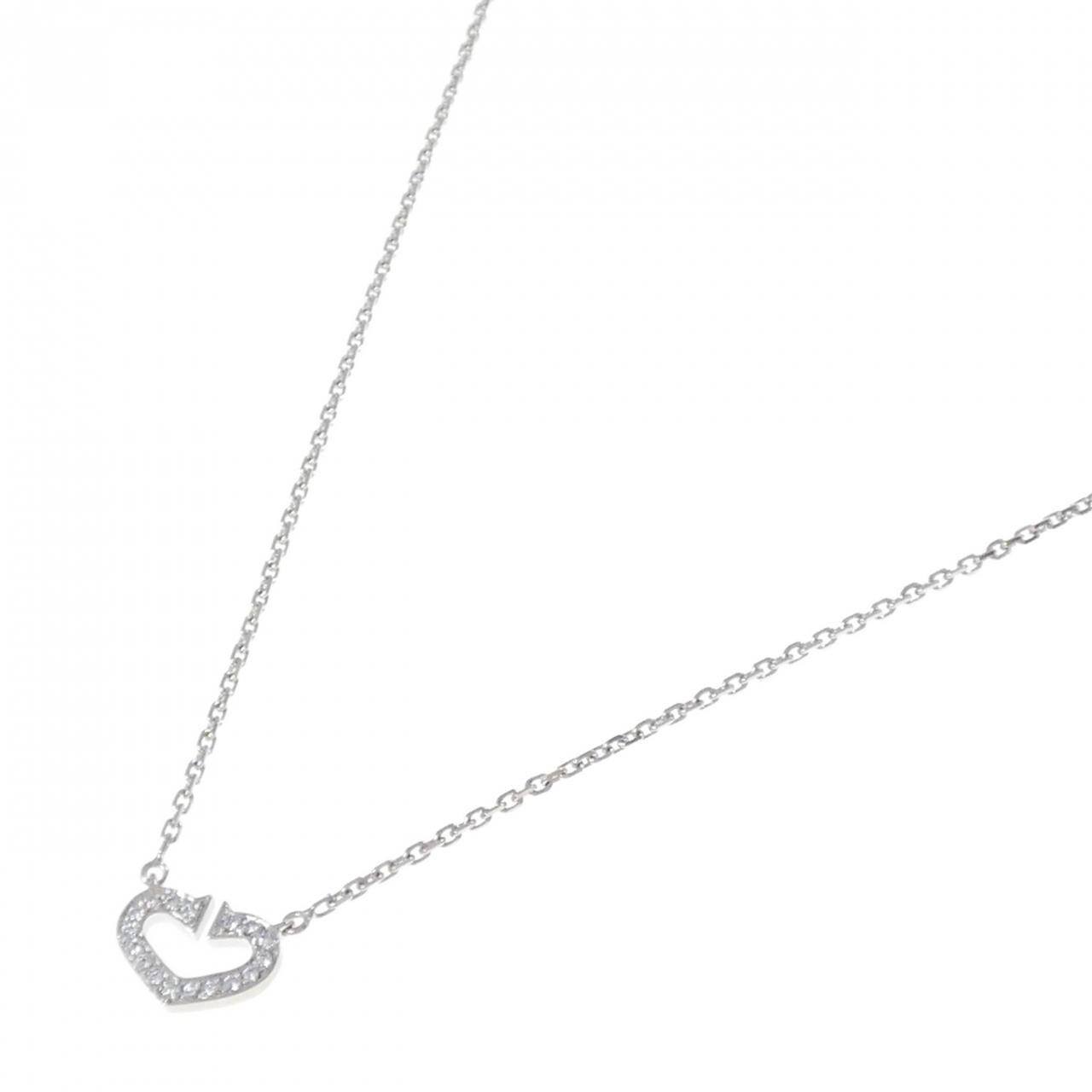 カルティエ Cハート ネックレス