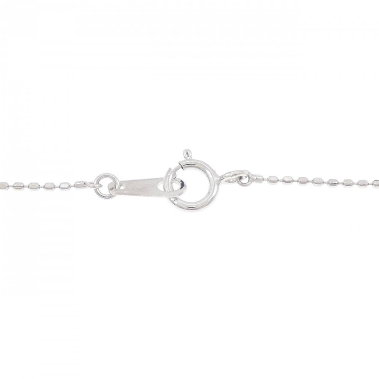 K18WG ハート ダイヤモンド ネックレス 0.20CT