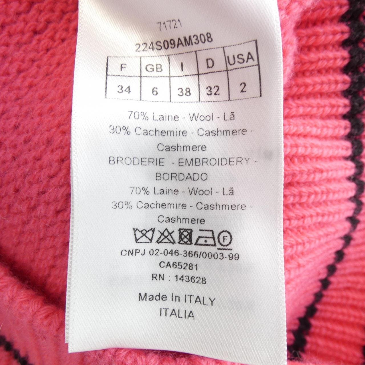 CHRISTIAN DIOR KNIT BY CHRISTIAN DIOR DIOR CHRISTIAN DIOR