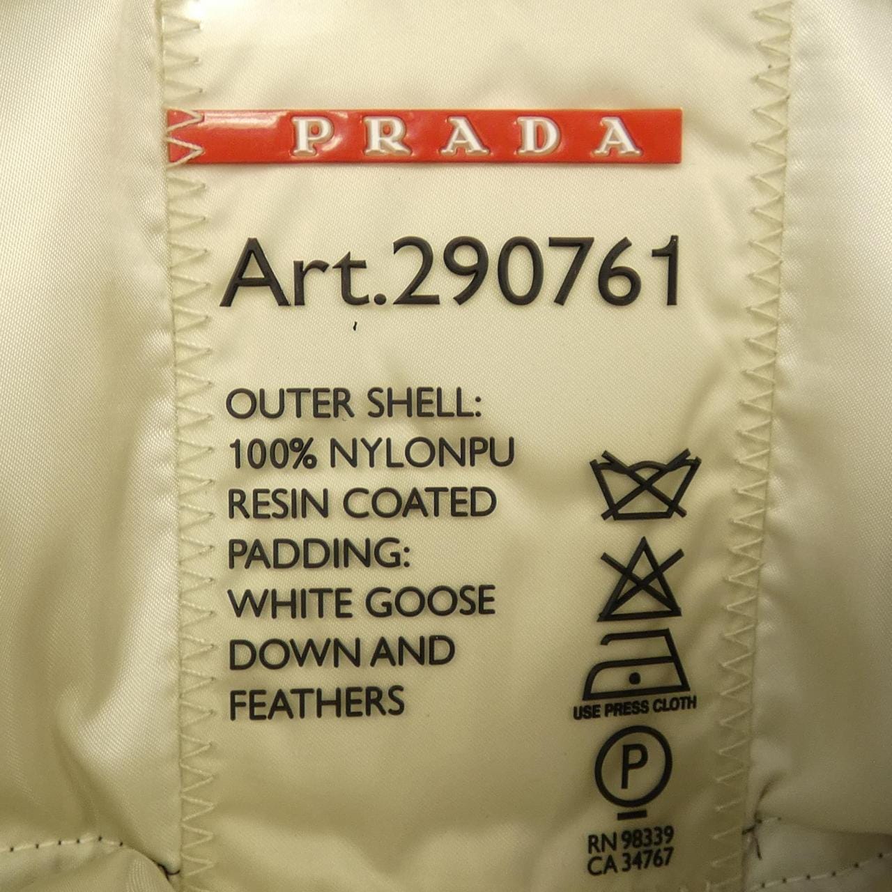Prada PRADA down jacket