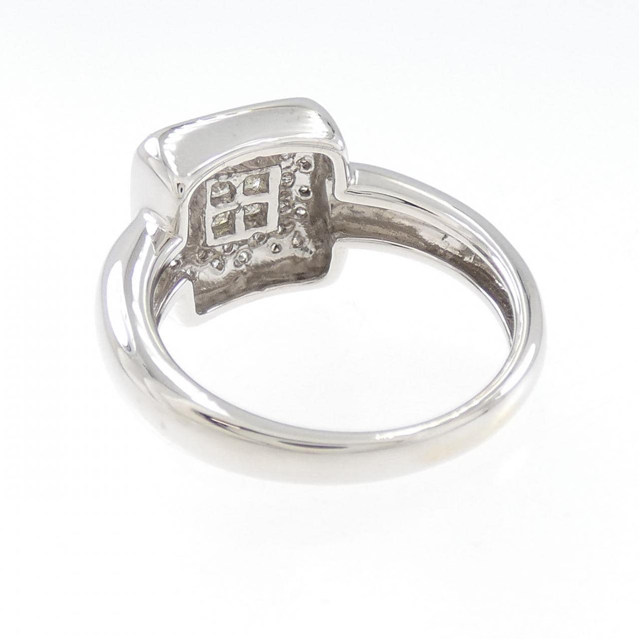 K18WG ダイヤモンド リング 0.39CT