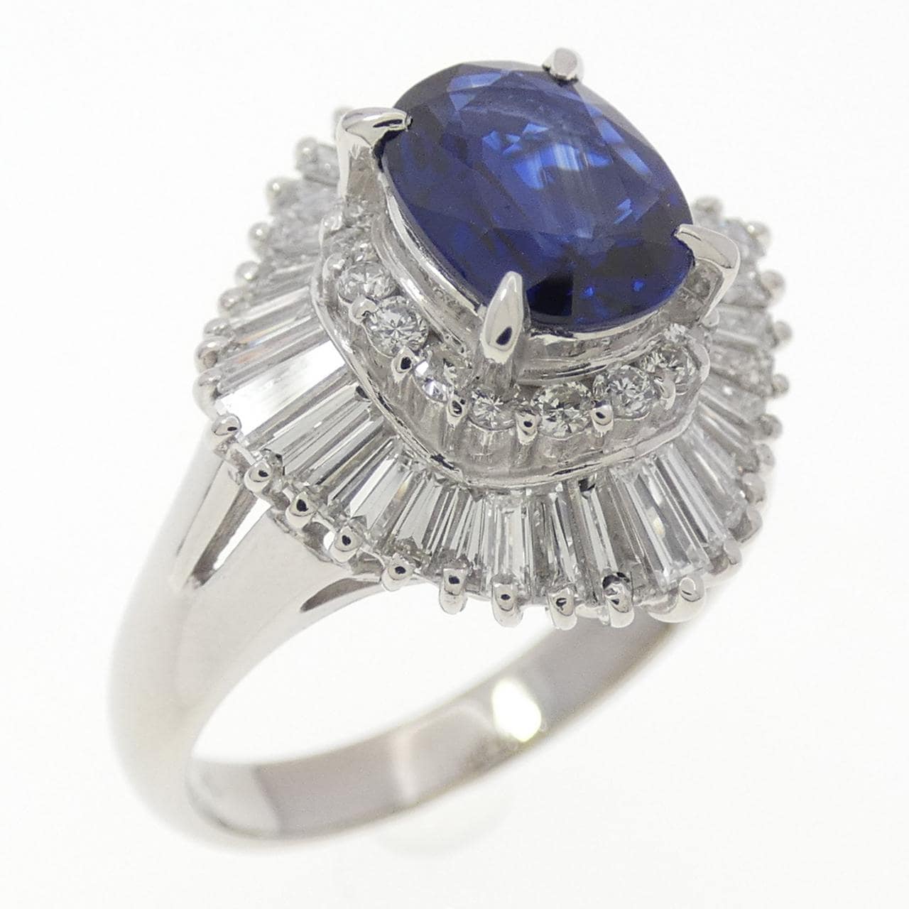 PT900 サファイヤ リング 1.23CT