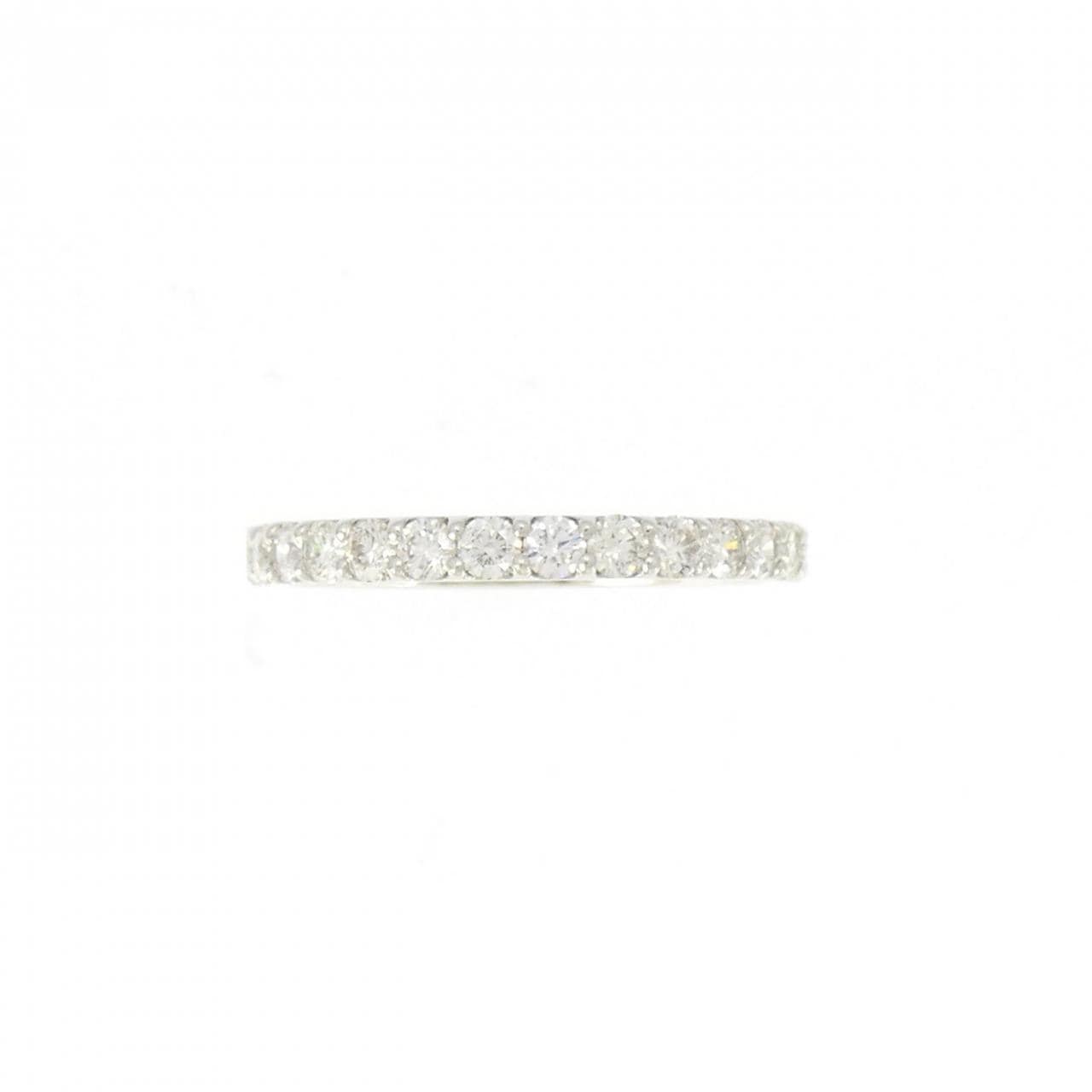 【新品】PT ハーフエタニティ ダイヤモンド リング 0.50CT