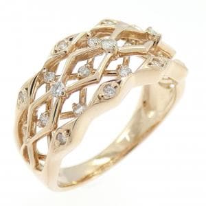 K18PG ダイヤモンド リング 0.20CT