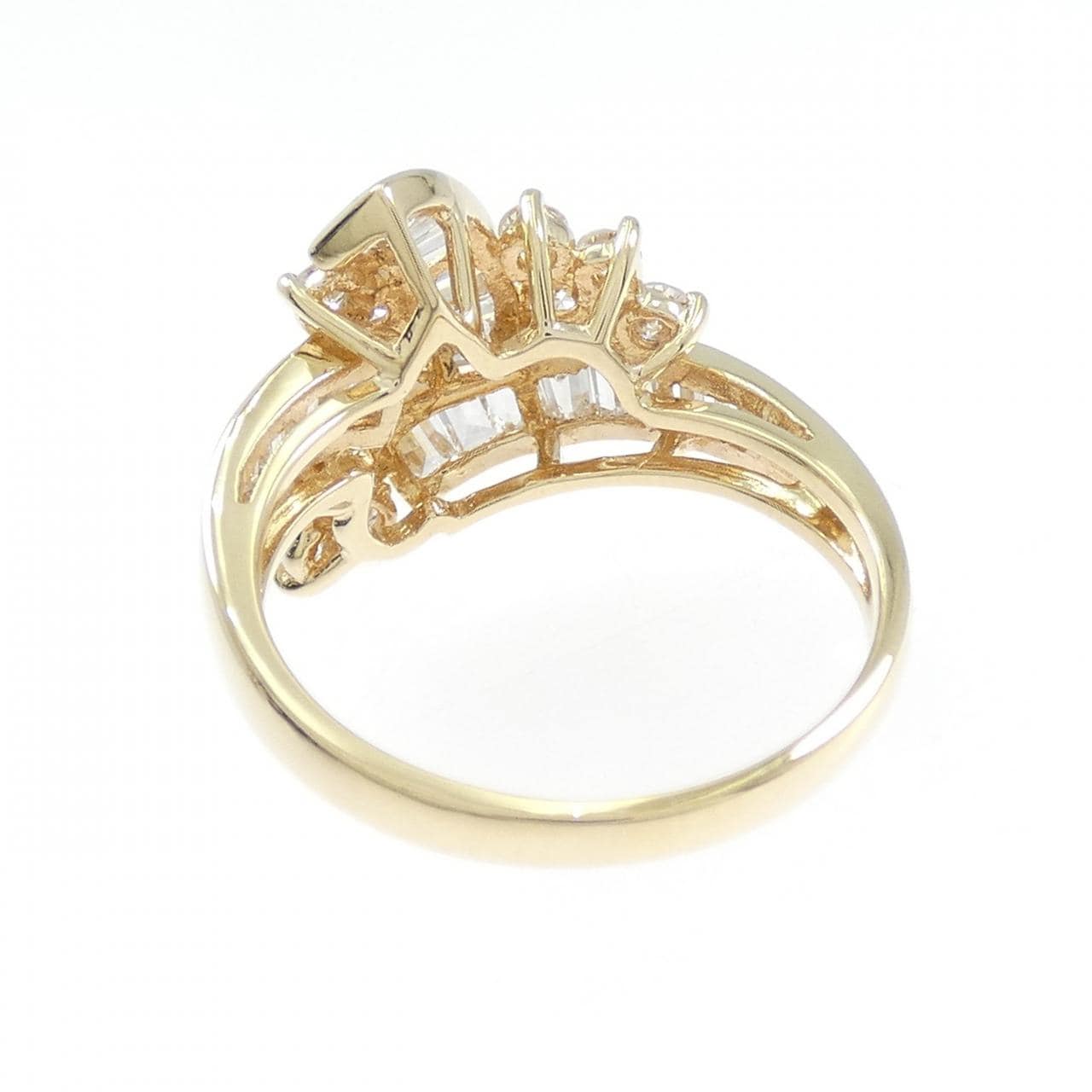 K18YG ダイヤモンド リング 1.12CT