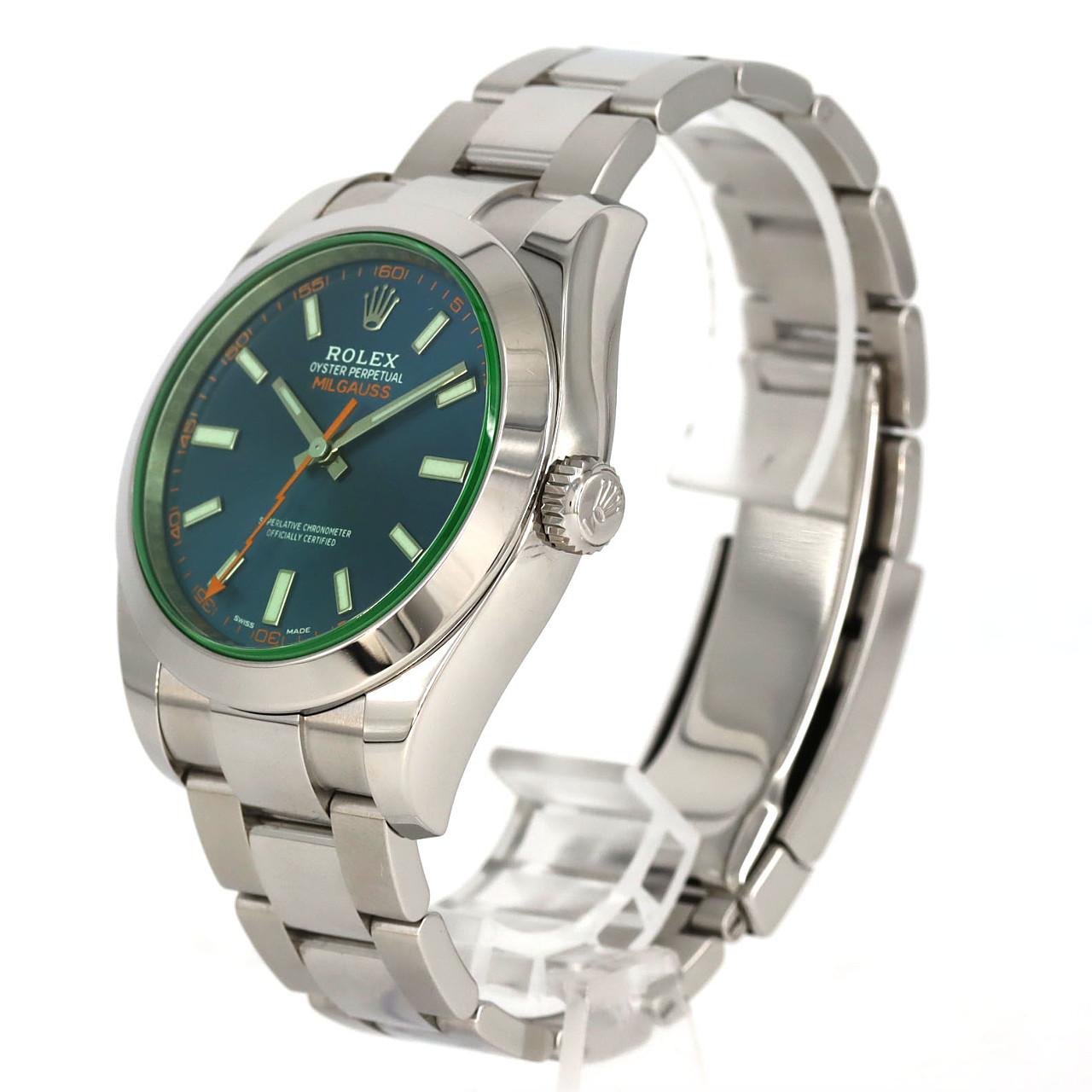 ロレックス ミルガウス 116400GV SS 自動巻 ランダム番