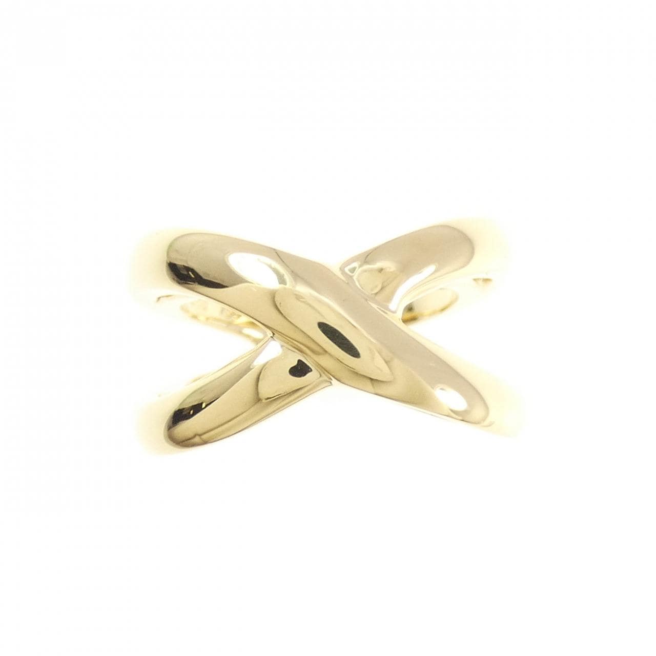 ティファニー インフィニティ ダブルクロス リング