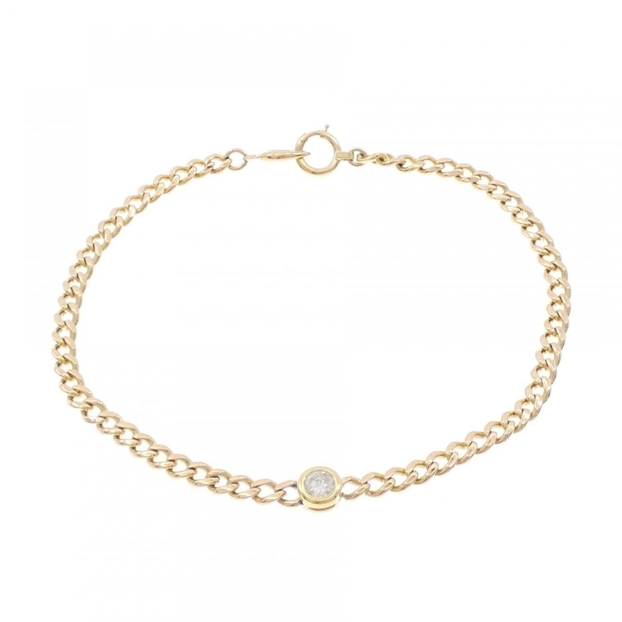 K18YG ダイヤモンド ブレスレット 0.24CT