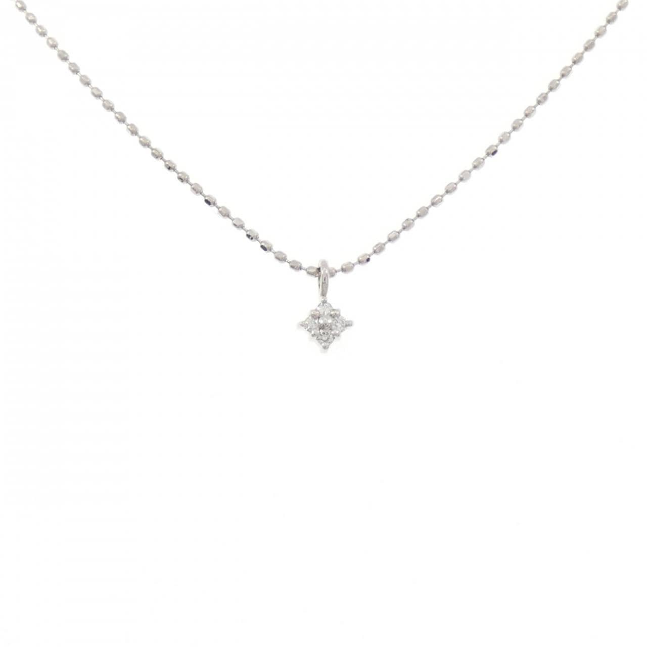 PT900/PT850 ダイヤモンド ネックレス 0.02CT