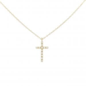 エテ クロス ダイヤモンド ネックレス 0.04CT