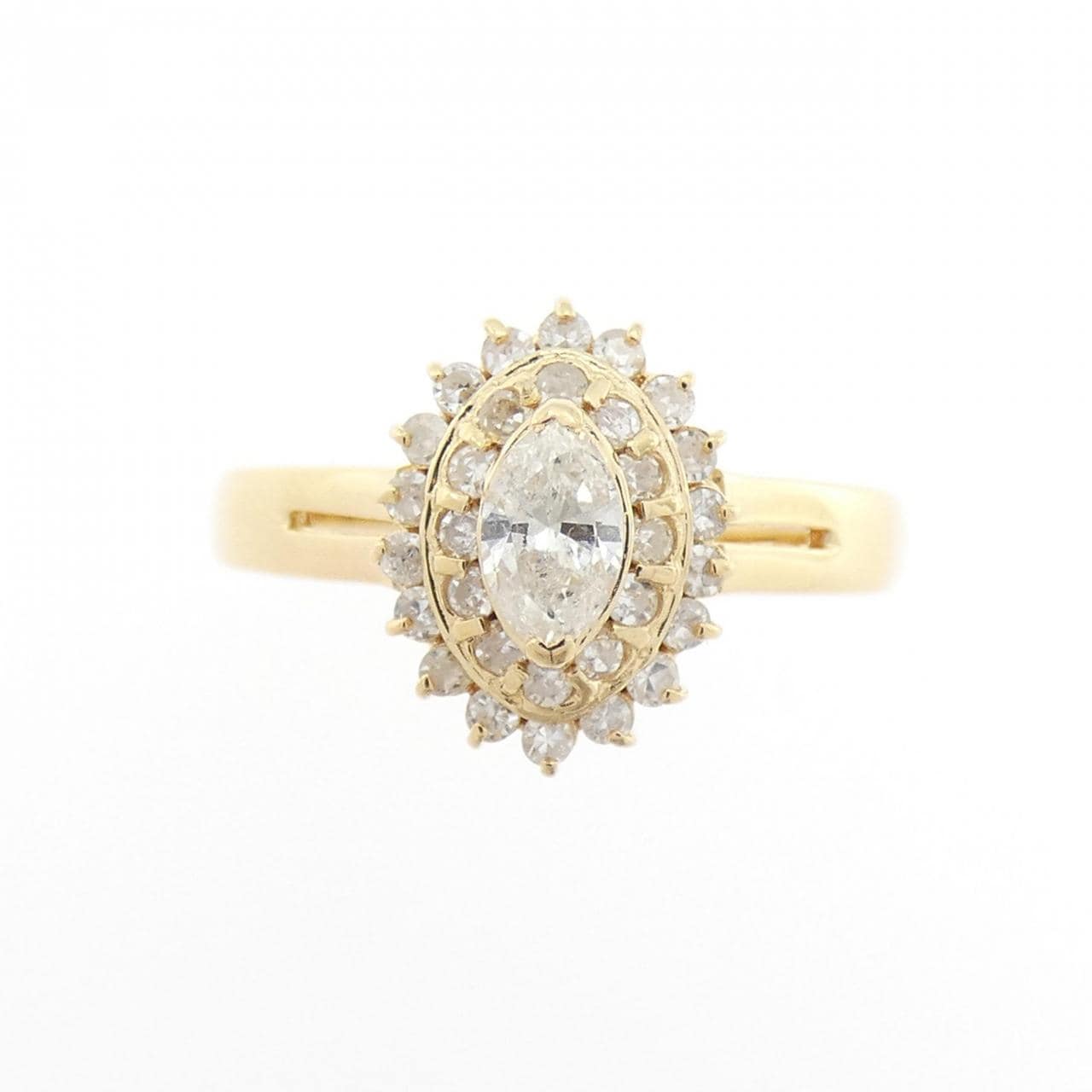 K18YG ダイヤモンド リング 0.33CT