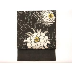 【未使用品】夏名古屋帯　【栗山吉三郎】