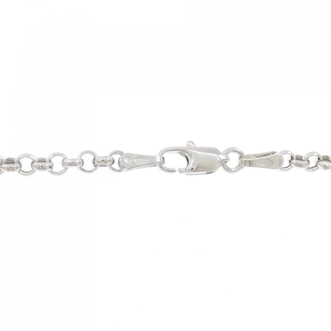 K18WG/750WG ダイヤモンド ネックレス 1.12CT