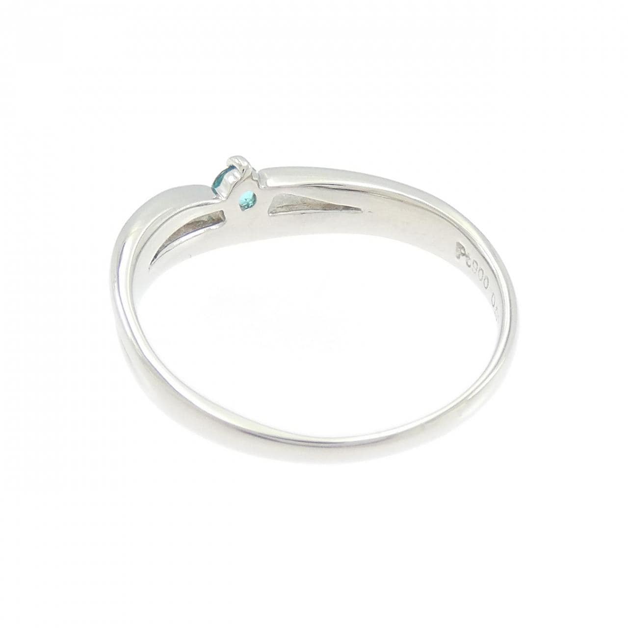 PT900 パライバトルマリン リング 0.07CT