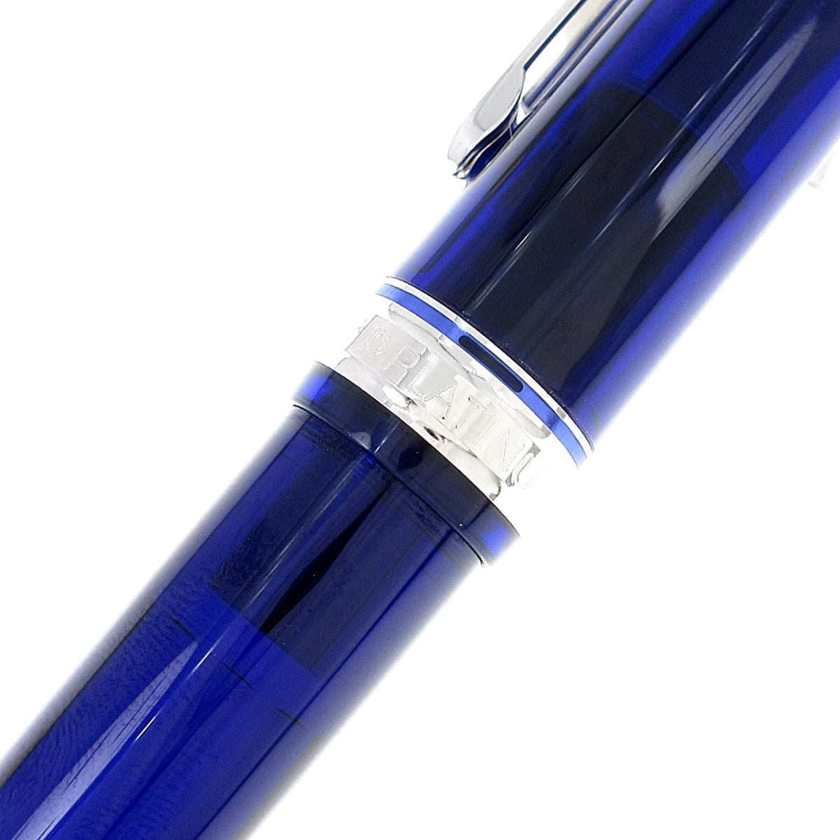[BRAND NEW] PLATINUM CENTURY Chartres Blue Rhodium PNB-18000CR Fountain Pen