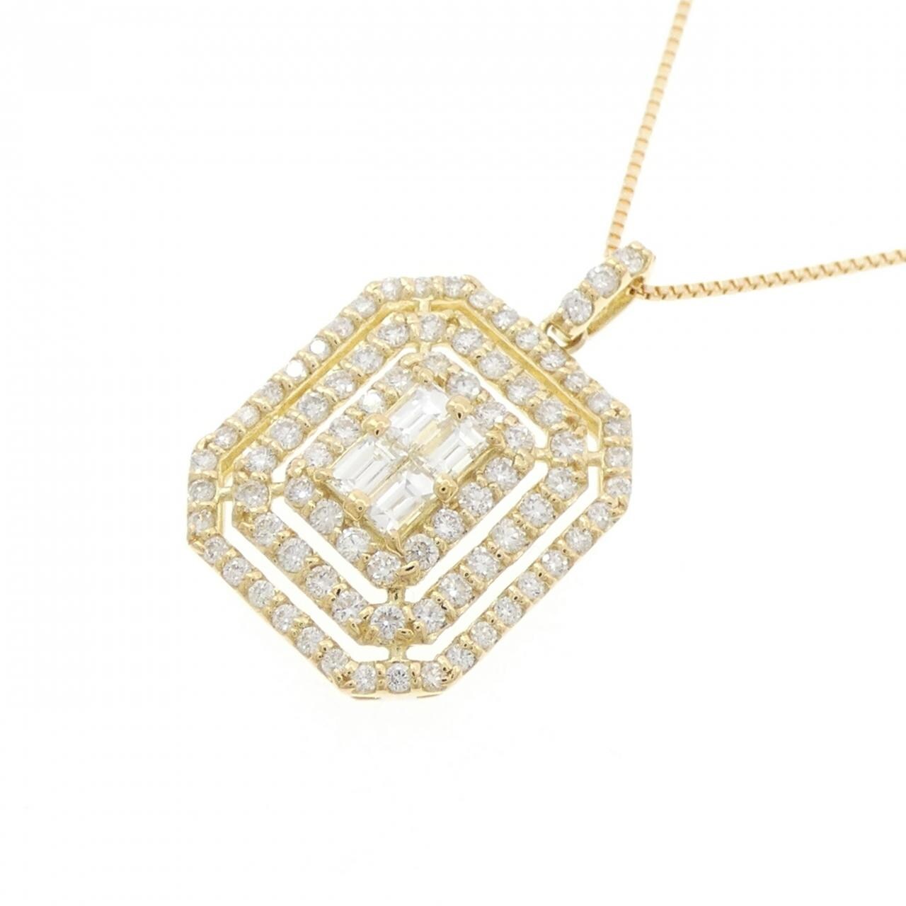 【新品】K18YG ダイヤモンド ネックレス 0.70CT