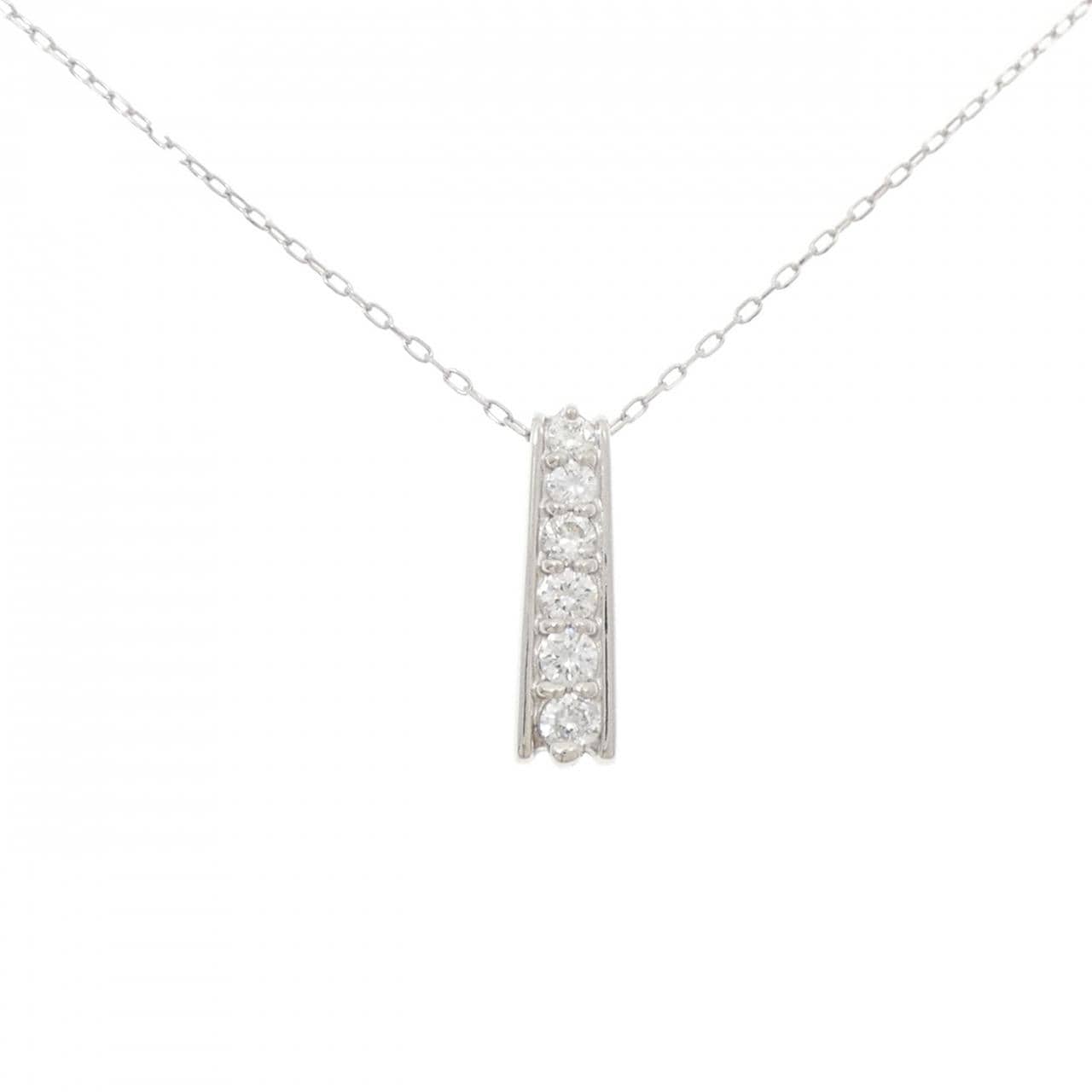 PT900/PT850 ダイヤモンド ネックレス 0.48CT