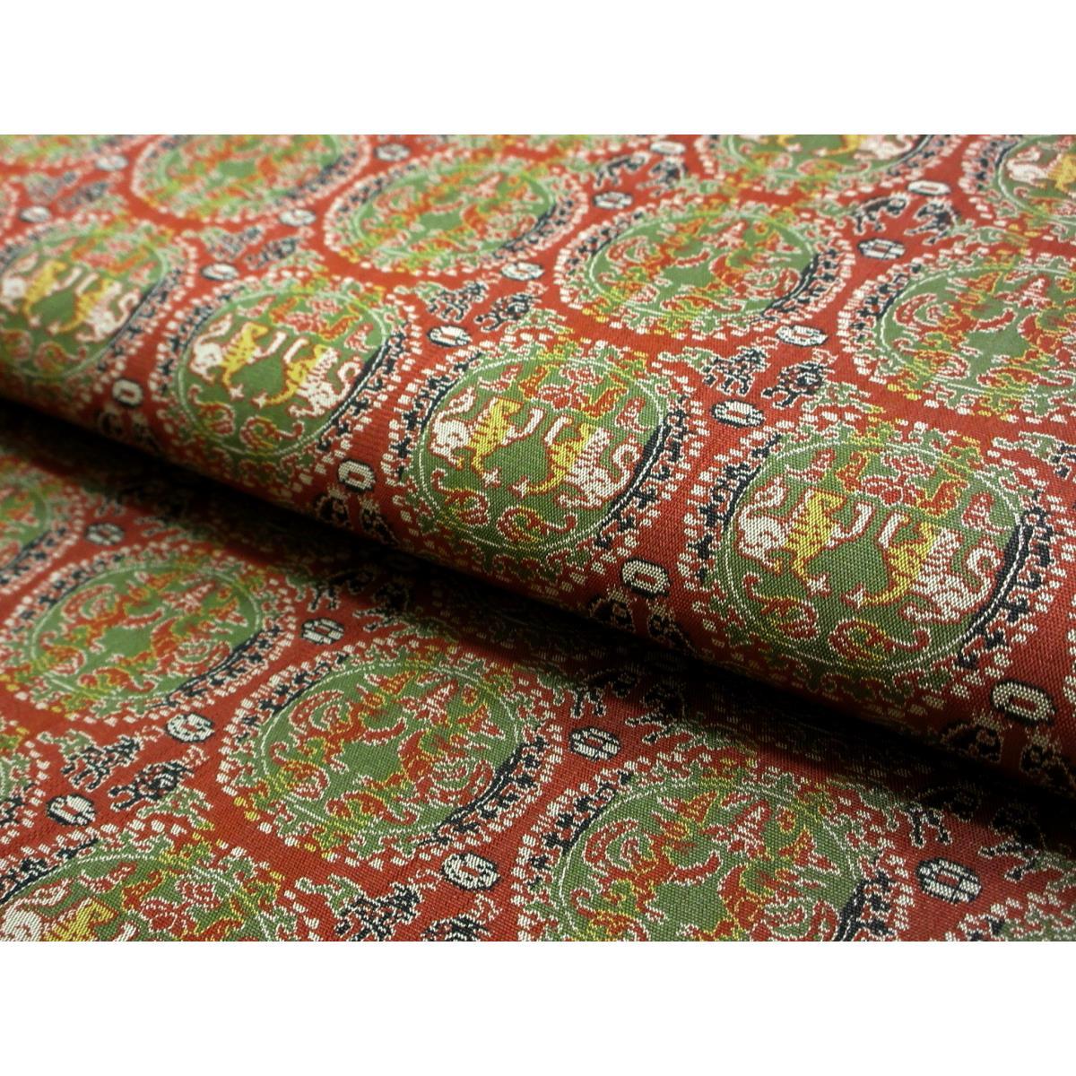 名古屋帯　【龍村美術織物】開き名古屋　全通柄